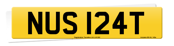 Registration number NUS 124T
